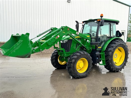 2022 John Deere 6120E MFWD Tractor W/Loader | Agriculture