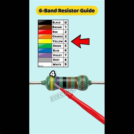 Resistor Color Code #fblifestyle #fblifestylechallenge #fblifestyletyle | Electric 2.0
