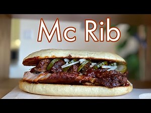 The McRib is BACK! Make it at Home Without a Smoker, Best Oven Ribs ever!