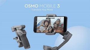 DJI Osmo Mobile 3 is a revolutionary phone gimbal that folds into a super compact size
