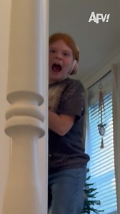 I don't remember this song having screaming 😂 #afv #scare #funnyvideos | America's Funniest Home Videos