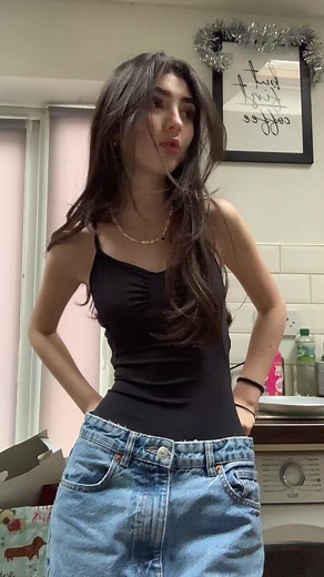 Creative Kitchen Moves with Long Hair Style