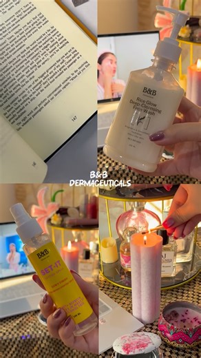 ʜᴀᴅɪʏᴀ| ᴜɢᴄ ᴄʀᴇᴀᴛᴏʀ 🇵🇰 on Instagram: "Rice Glow Deep Cleansing Face Wash completely transformed my skincare routine✨ After makeup, everything stays flawless all day because of their amazing setting spray🪷 Use code SHEECARE at @bnbderma checkout for extra discounts 💖 Enjoy, lovelies! #skincare #flawless #explore #reels"