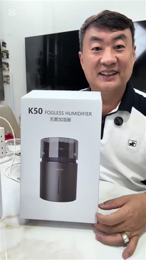 Smart Mist-Free Humidifier with LED Display