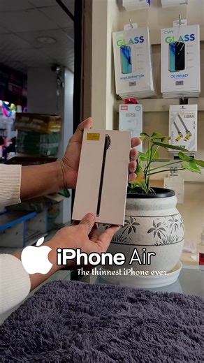 Unboxing the iPhone Air at Pokhara Store