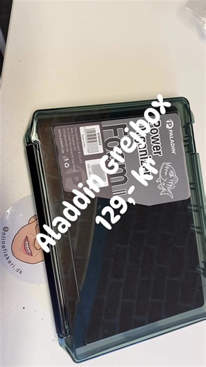 Grej BOX Aladdin 129,-kr med skum til blink eller gennemløber #putandtake #fiskeri #fisketur | Onlinefiskeri.dk