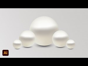 Gradient Mesh Tool Pearl Design In Adobe Illustrator cc 2022 | Tutorial