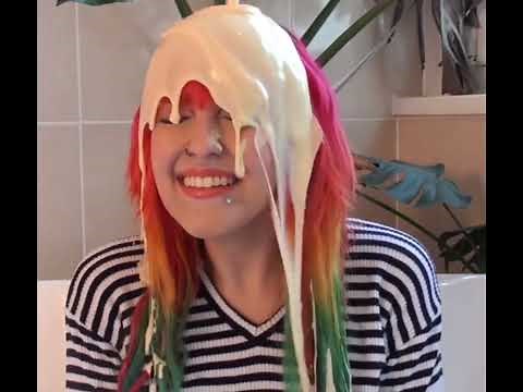 custard covered girl