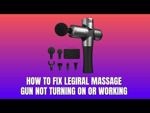 How to Fix Legiral Massage Gun Not Turning On or Working _ Battery, Charger & Reset Guide [2026]