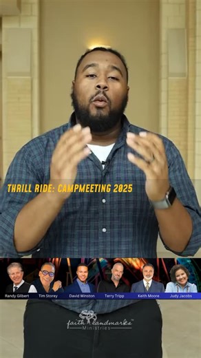 CAMPMEETING 2025 IS HERE 🔥 Join us for today’s line-up with Pastor Randy this morning and Tim Storey at 7:30pm. Get here early to secure your spot for an incredible time of purpose and presence. Don’t miss what God has prepared for you! #campmeeting2025 #flm #faithlandmarks #faithlandmarksministries #rva | Faith Landmarks Ministries (Official Page)