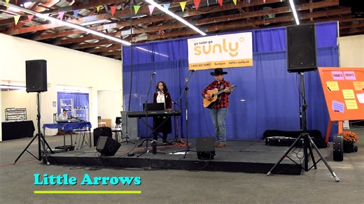 6.2K views · 135 reactions | Little Arrows. B.J.MacKay doing a good job on this Leapy Lee song. From the Hants County Exhibition, in Windsor Nova Scotia held on Sept 19/2025. The entertainers on the show were local artists including Lucas Whitehead ,B.J. MacKay and The Fisher Kings (Laurie Little and Terry Hume ) www.facebook.com/MikesMusicBlog www.facebook.com/MikesCountryShow | Mike Blackburn - Music Videographer | Facebook