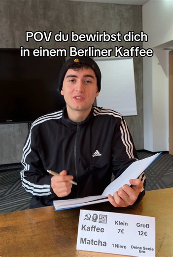 Lustiges Bewerbungsvideo für ein Berliner Kaffee