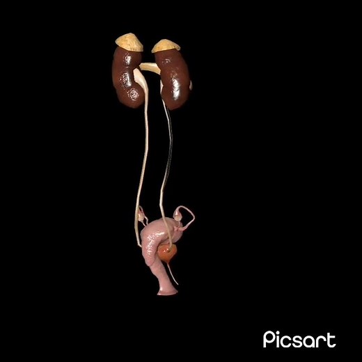 Female reproductive system 3D animation #explorewithme #learnonyoutube