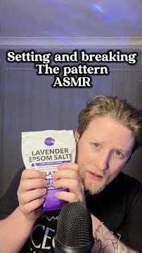 Setting and breaking the pattern #ASMR #patternasmr