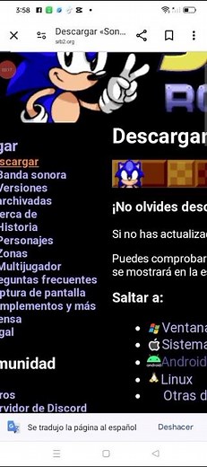 cómo descargar Sonic robo blast 2 en android