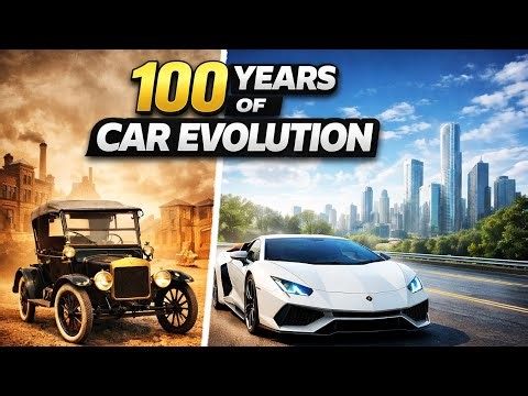 100 Years of Car Evolution (1920–2025) | How Cars evolve from Time to Time