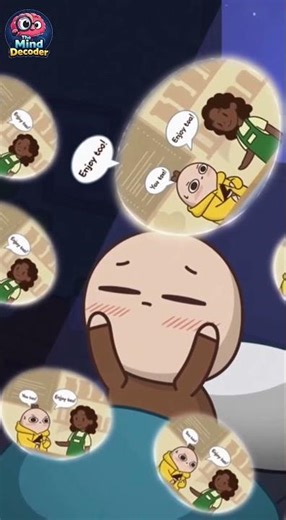 Why does your brain remember embarrassing moments at night?#psychology #decodingyt #funny