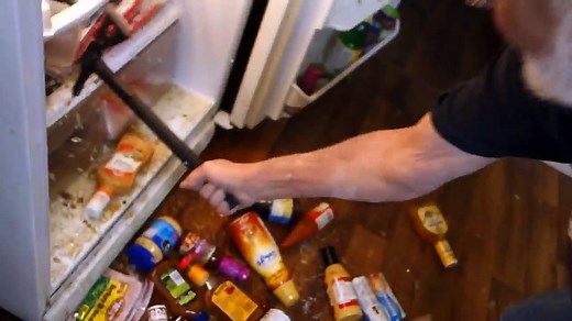 ANGRY GRANDPA DESTROYS KITCHEN!!