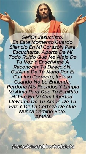 Oración Poderosa para Recibir la Voz de Dios #oración #canaloraciones #oracionescristianas