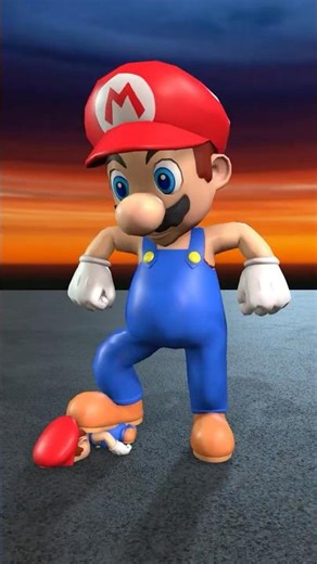 The Best Laugh With Mario!😂 #animation #funny