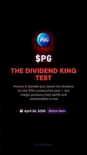 $PG: The Dividend King Test