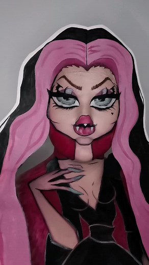 Monster High Live Action Makeup Tutorial by Draculaura