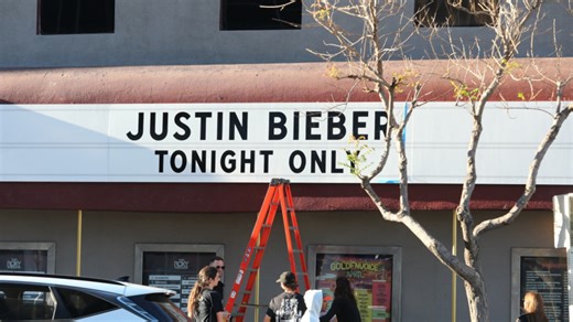 Tate McRae spotted at Justin Bieber’s secret LA show at the Roxy Theatre