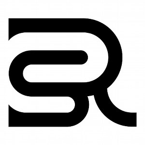 Monogram logo design.