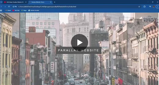 Parallax Website Demo with HTML CSS | Akhila Yadala posted on the topic | LinkedIn