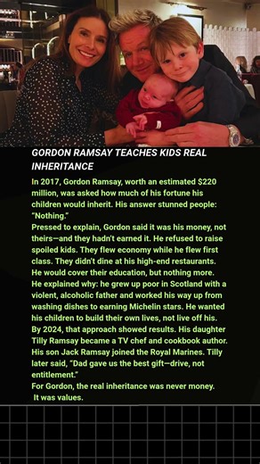 Gordon Ramsay Teaches Kids Real Inheritance