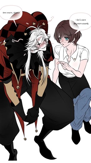 Pierrot x MC!😳🔥Bandages🩹The Freak Circus Comic Dub