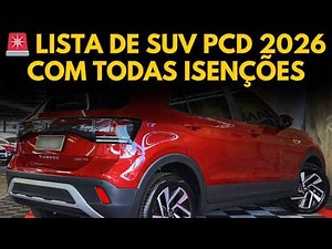 CONFIRA A LISTA DOS SUV PCD POR MENOS DE R$ 120 MIL E TODAS AS ISENÇÕES!
