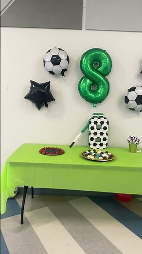 Soccer Themed 8th Birthday Party Setup ⚽🎉 #shorts #shortsfeed #viralshorts
