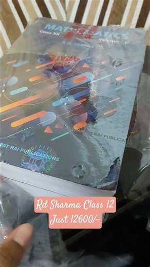 Class 12 RD Sharma books 📚 #unboxing #maths #class12 #study