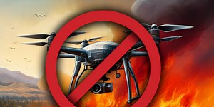 NC Forest Service reminds residents to not fly drones over wildfires