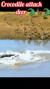 591K views · 1K reactions | Crocodile Attacks Deer 歷 #PredatorPrey #WildlifeEncounter #AnimalBehavior #NatureDocumentary | La Pulga News | Facebook