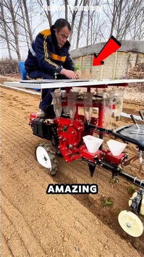 Futuristic China Farming Machine Plants Crops Automatically! #tech #futuretech #viral