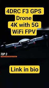 LINK IN BIO👉(No-29) ) 4DRC F3 GPS Drone 4K with 5G WiFi FPV, dual HD cameras, GPS positioning