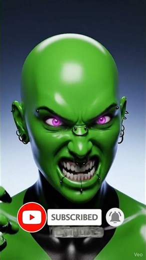 👿 Unleashed: The Emerald Fury#shorts #alienpower #animation #viralvideo