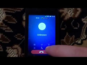 Alcatel one touch Pixi 3 (3.5) 4009D incoming call