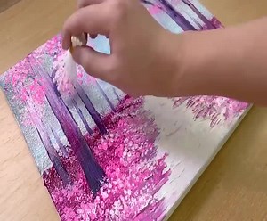 512K views · 5.5K reactions | Painting a Forest / Easy Acrylic Painting Technique | ART Evolution | Facebook