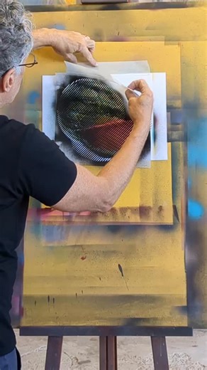 watermelon halftone stencil #baystencil #cmyk #halftone | Bay Stencil