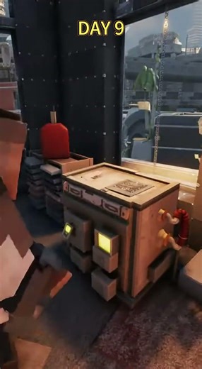 Minecraft: 100 Days of Survival in a Post-Apocalyptic Modern City EP9！#minecraft