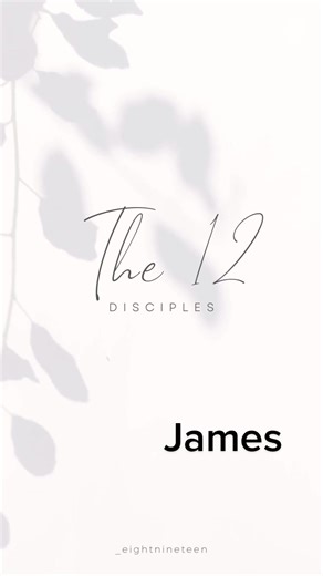 Introducing thr 12 disciples: James, son of Alphaeus #God #Jesus #Gospel #christiantok #bible #biblestudy #bibletok #james