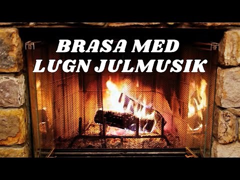 Lugn julmusik på piano 2025 – brasa & instrumental julmusik🎄