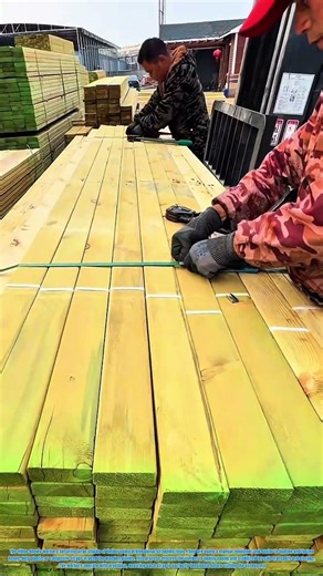 Professional Timber Strapping: Securing Lumber for Safe Transport #job #skills #works #wood #tools