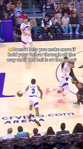 5.1K views · 272 reactions | 樂Does it help you make more if hold your follow through all the way until the ball is at the hoop? . . #Basketball #Nice #Work #Train #Details #Future #Learn #Skills #Pittsburgh #Reels #Hoops #Trending #Viral #Motivation #New #Video #ComeGetSome! #NBA #Utah #Jazz #Beautiful #Form #Technique #Hold #Fantastic #Make #Shooting | The Scoring Factory | Facebook