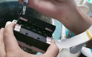 How to clean the print head