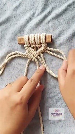 Boho Macramé Christmas Ornament | Easy Car Hanging & Diffuser Idea | #shorts #macrame #christmas