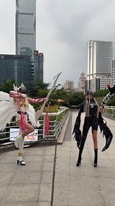 Lady Devimon & Angewomon😊 Cosplayer:CN一次嘉期 #anime #angewoman #digimon #digimoncosplay #ladydevimon #ladydevimoncosplay #makeup #cos #cosplay #cosplayer #cosplaygirl | Cosskyoffcial